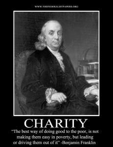 Ben Franklin on CHARITY